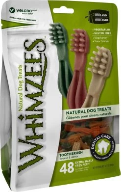 Whimzees Tandenborstel Hondensnack - 6,5 Cm - 48 Stuks