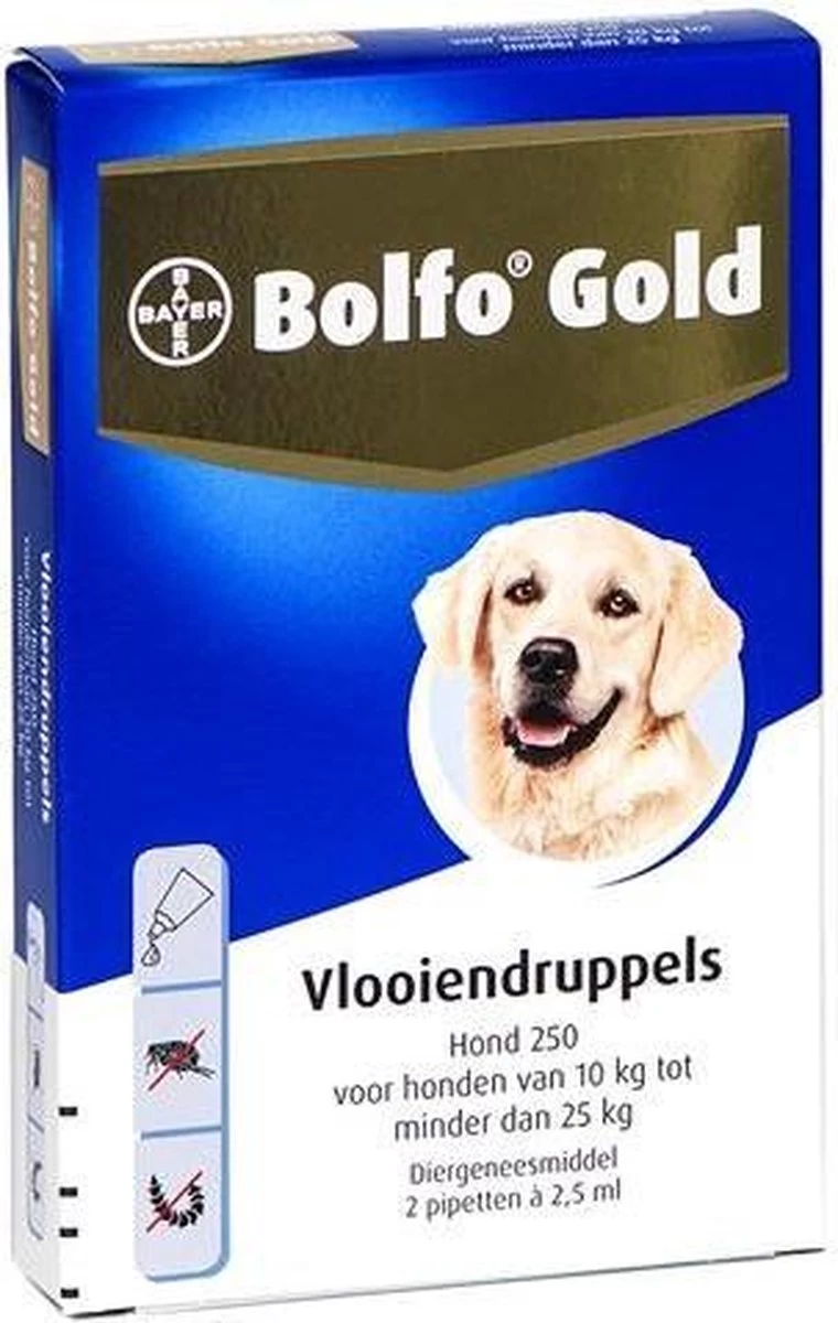 Bayer Bolfo Gold 40 Anti Vlooienmiddel - Hond - 0 Tot 4 Kg - 2 Pipetten - Afbeelding 4