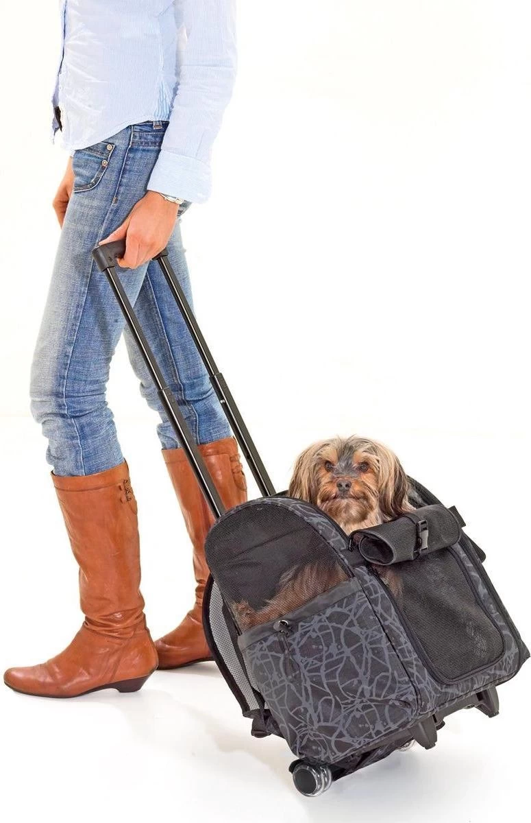 Flamingo - Hondenbuggy Smart City - Zwart - 32 X 29 X 52 Cm - Afbeelding 8