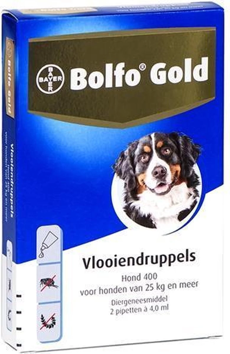 Bayer Bolfo Gold 40 Anti Vlooienmiddel - Hond - 0 Tot 4 Kg - 2 Pipetten - Afbeelding 5