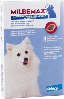 Elanco Milbemax Kauwtablet Hond - Anti Wormenmiddel - 12 G 4 Stuks 1 Tot 5 Kg