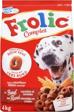 Frolic Compleet - Rundvlees - Hondenvoer - 4 Kg