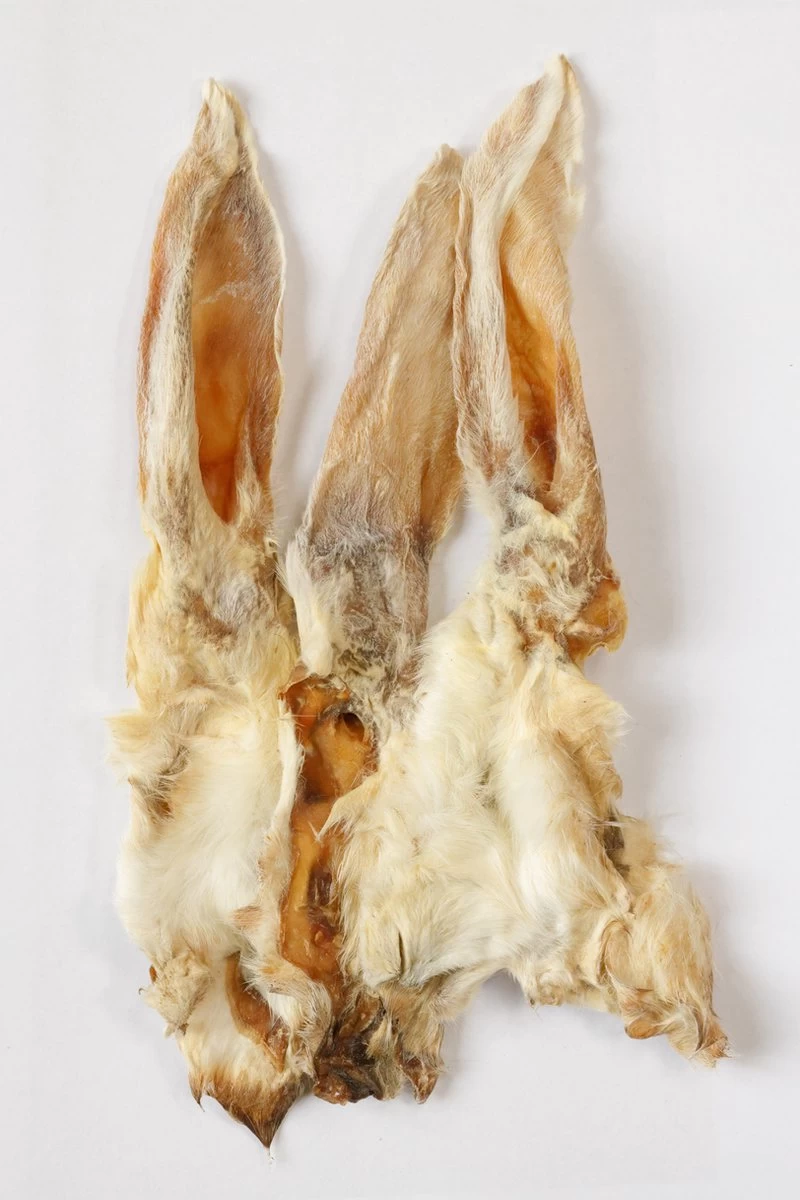 Konijn Oren Met Haar 500gr Van De Snackmeester 100% Natuurlijk Natural Naturel - Afbeelding 2