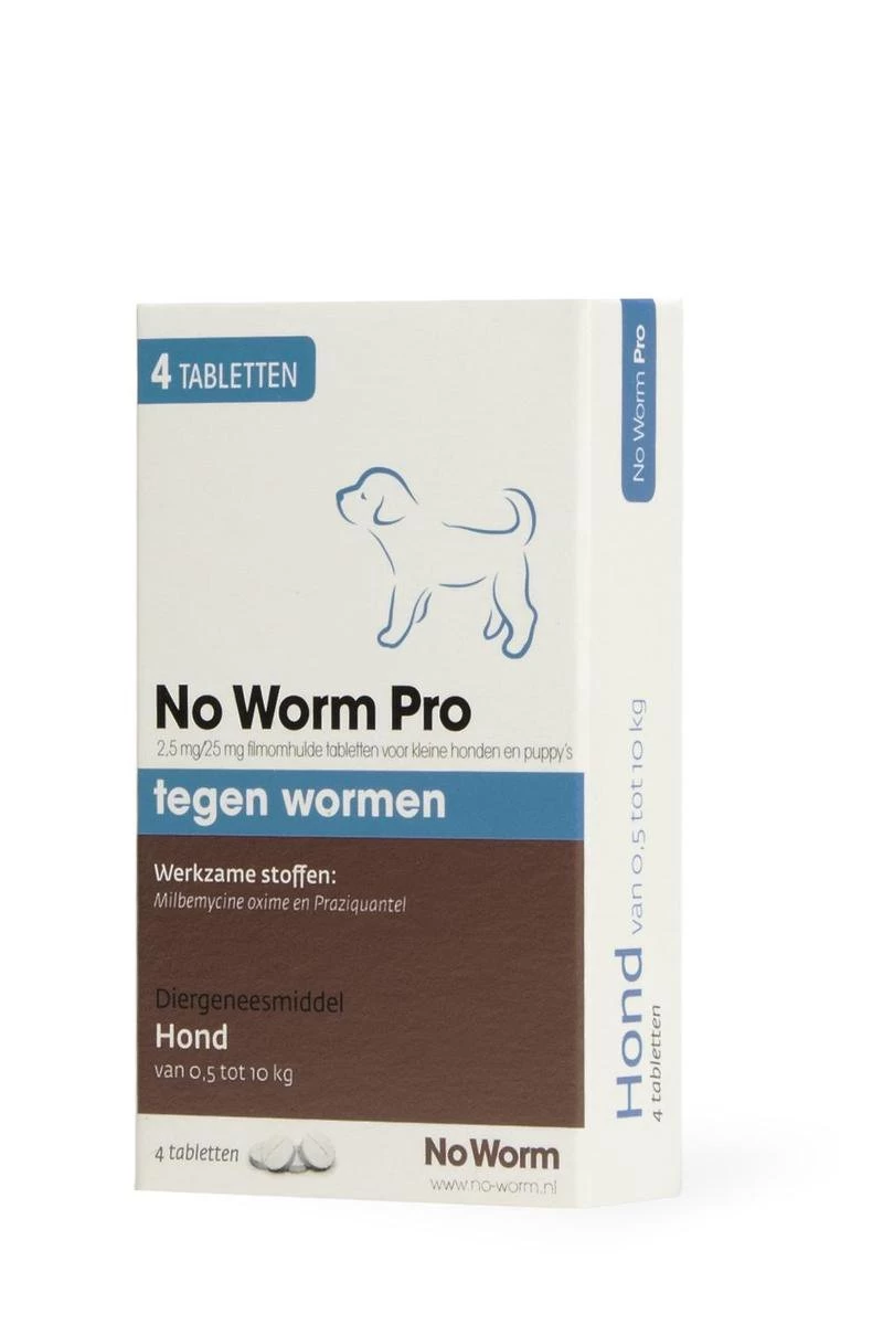 Emax Exil No Worm Pro - Kleine Hond - 4 Tabletten - Afbeelding 4