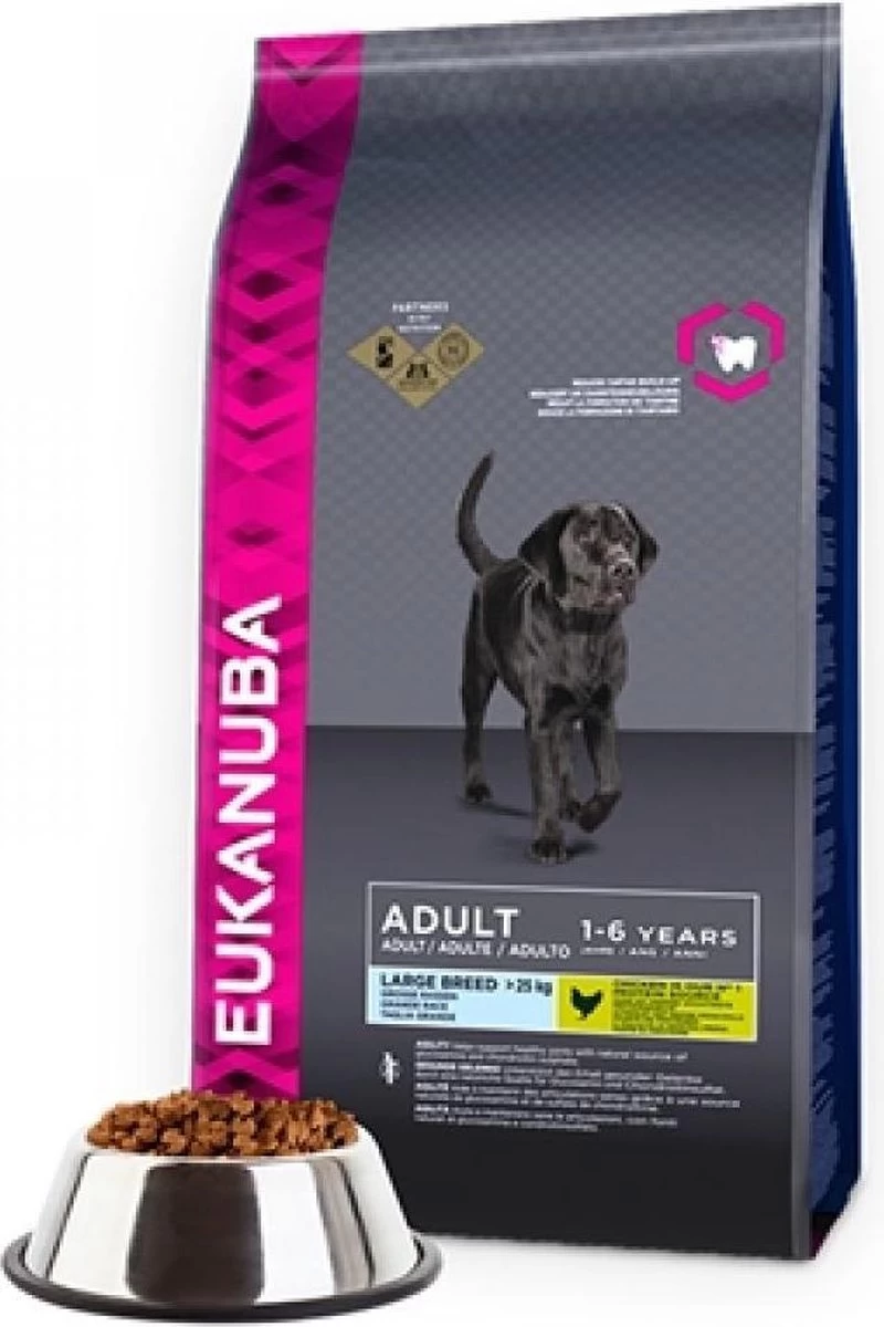 Eukanuba Dog Adult - Large Breed - Kip - Hondenvoer - 12 Kg - Afbeelding 4