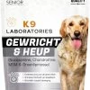 K9 Laboratories Gewricht & Heup Senior - 60 Stuks - Voor Oude Honden - Collageen - Glucosamine - Spirulina - Groenlipmossel