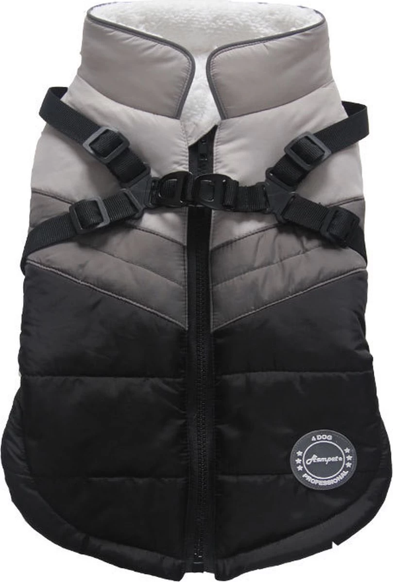 Nixnix - Honden Jas - Maat S - Hondenjas - Kleine Hond - Grote Hond - Waterafstotend - Gevoerd Met Rits - Warme Hondenjas