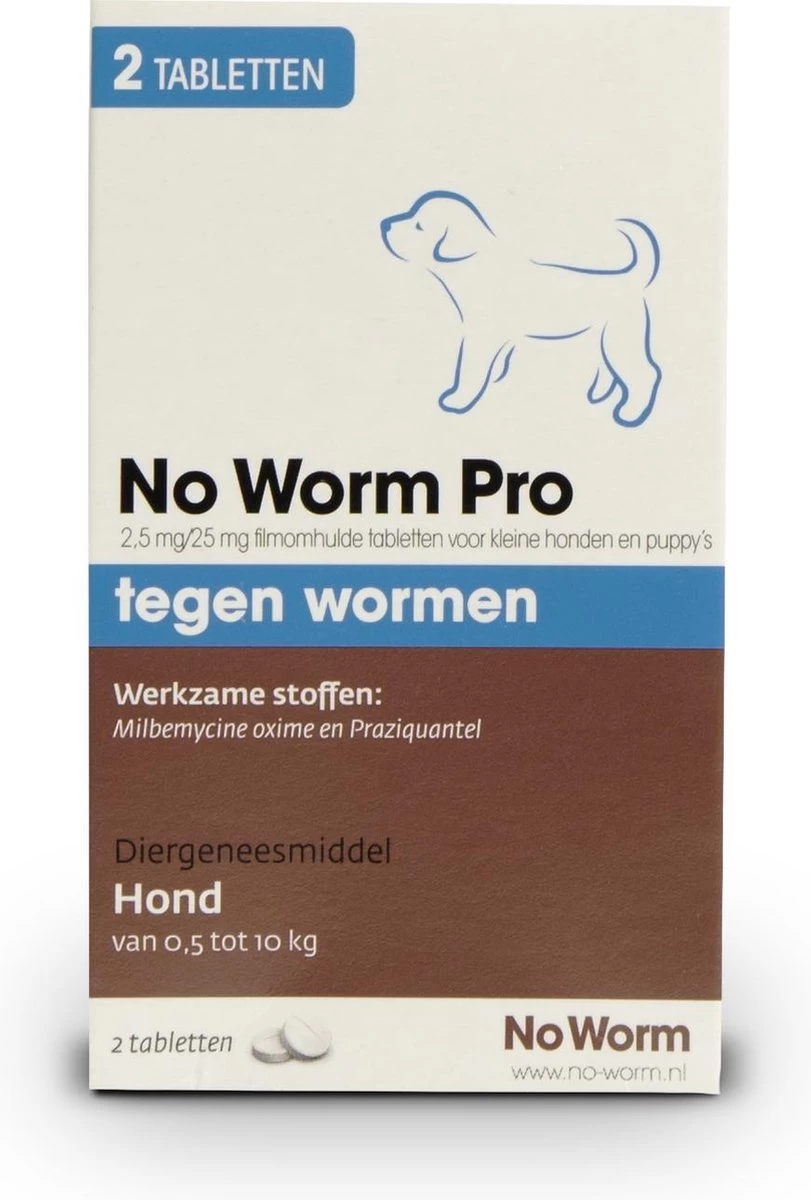 Emax Exil No Worm Pro - Puppy - 2 Tabletten - Afbeelding 5