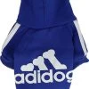 Adidog Hoodie - Hondentrui Maat XXL - Blauw - Hondenkleding - Gewicht Hond 5 Tot 7 KG