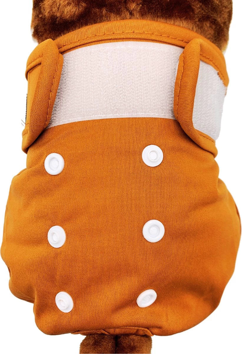 Loopsheidbroekje Hond - Bruin - Maat XL - Voor Grote Honden - Herbruikbaar - Hondenbroekje - Hondenluier - Loopsheid - Ongesteldheid - Voorkomt Ongewenste Zwangerschappen Bij Teefjes - Milieuvriendelijk - Verantwoord - Perfecte Pasvorm - Afbeelding 10