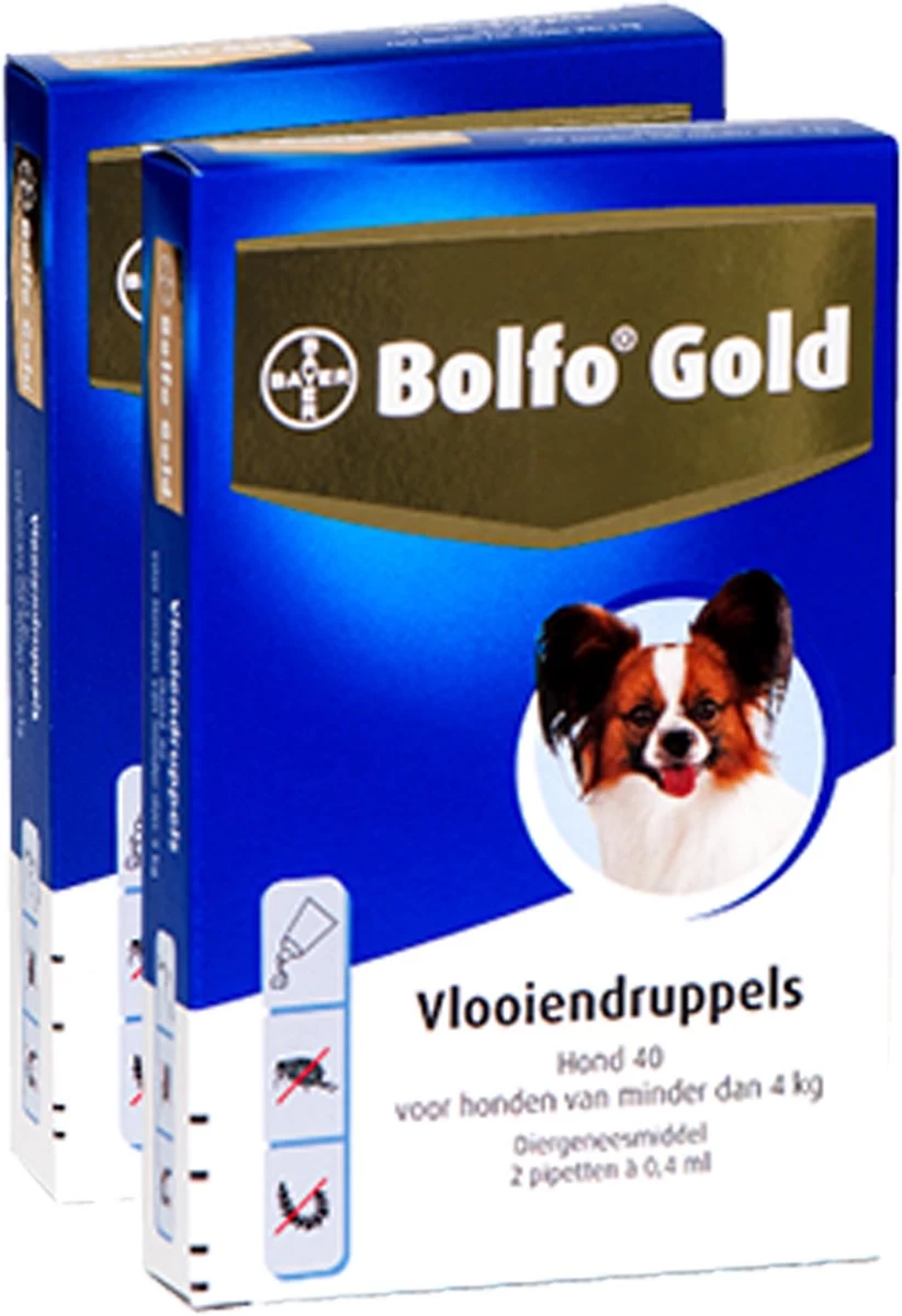 Bayer Bolfo Gold 40 Anti Vlooienmiddel - Hond - 0 Tot 4 Kg - 2 Pipetten - Afbeelding 9