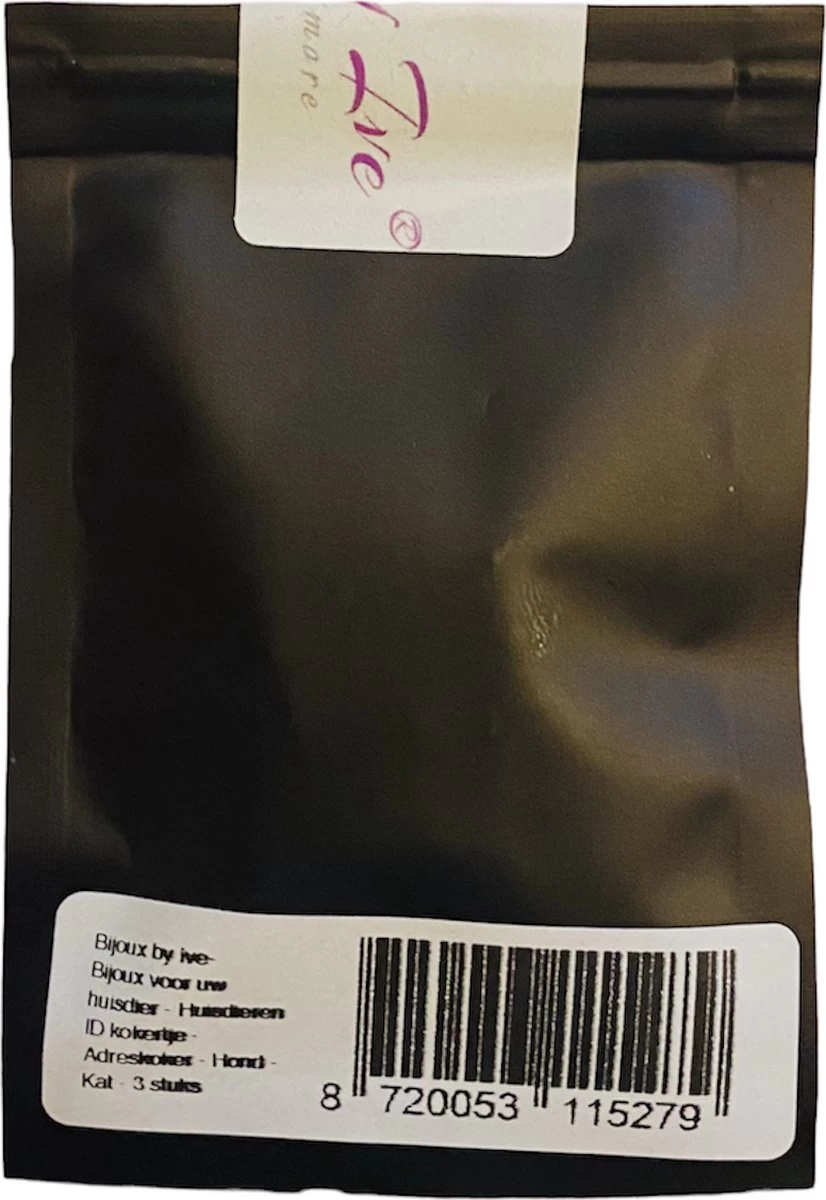 Bijoux By Ive - Bijoux Voor Uw Huisdier - Huisdieren ID Kokertje - Adreskoker - Hond - Kat - 3 Stuks - Afbeelding 4