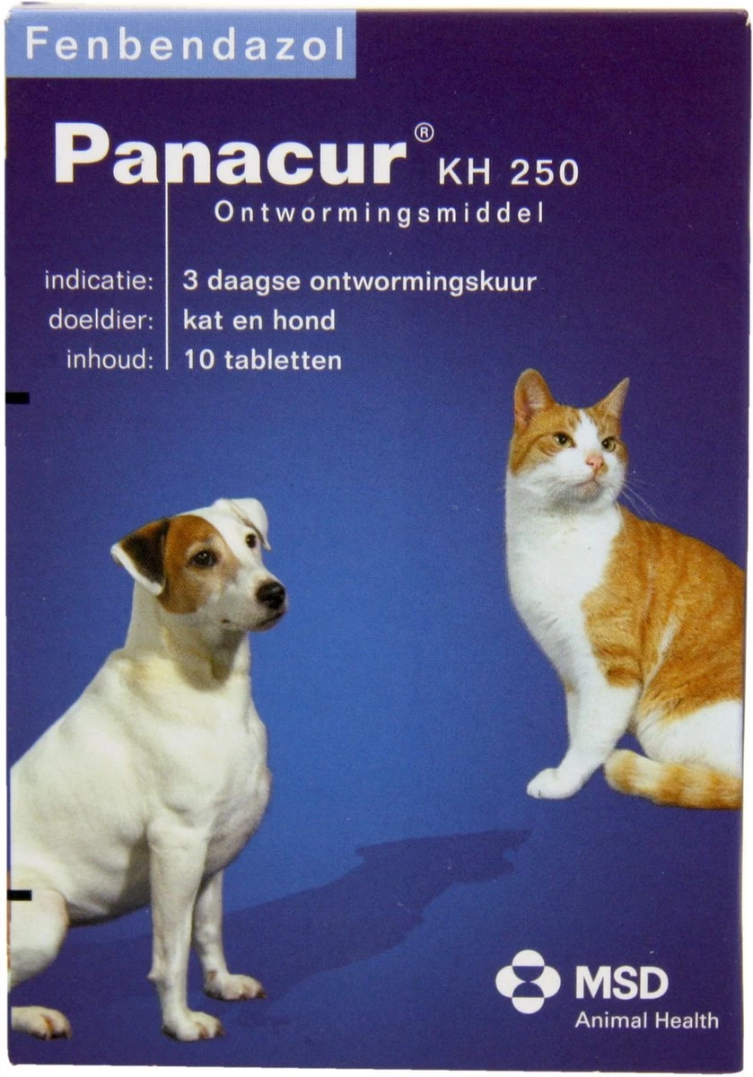 Panacur Ontworming - Hond En Kat - 10 Tabletten - Afbeelding 2