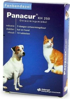 Panacur Ontworming - Hond En Kat - 10 Tabletten