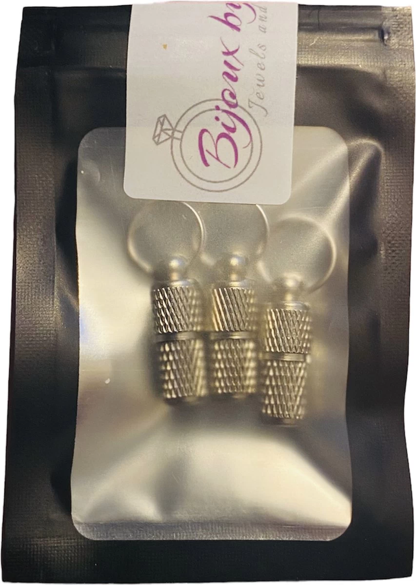 Bijoux By Ive - Bijoux Voor Uw Huisdier - Huisdieren ID Kokertje - Adreskoker - Hond - Kat - 3 Stuks - Afbeelding 3