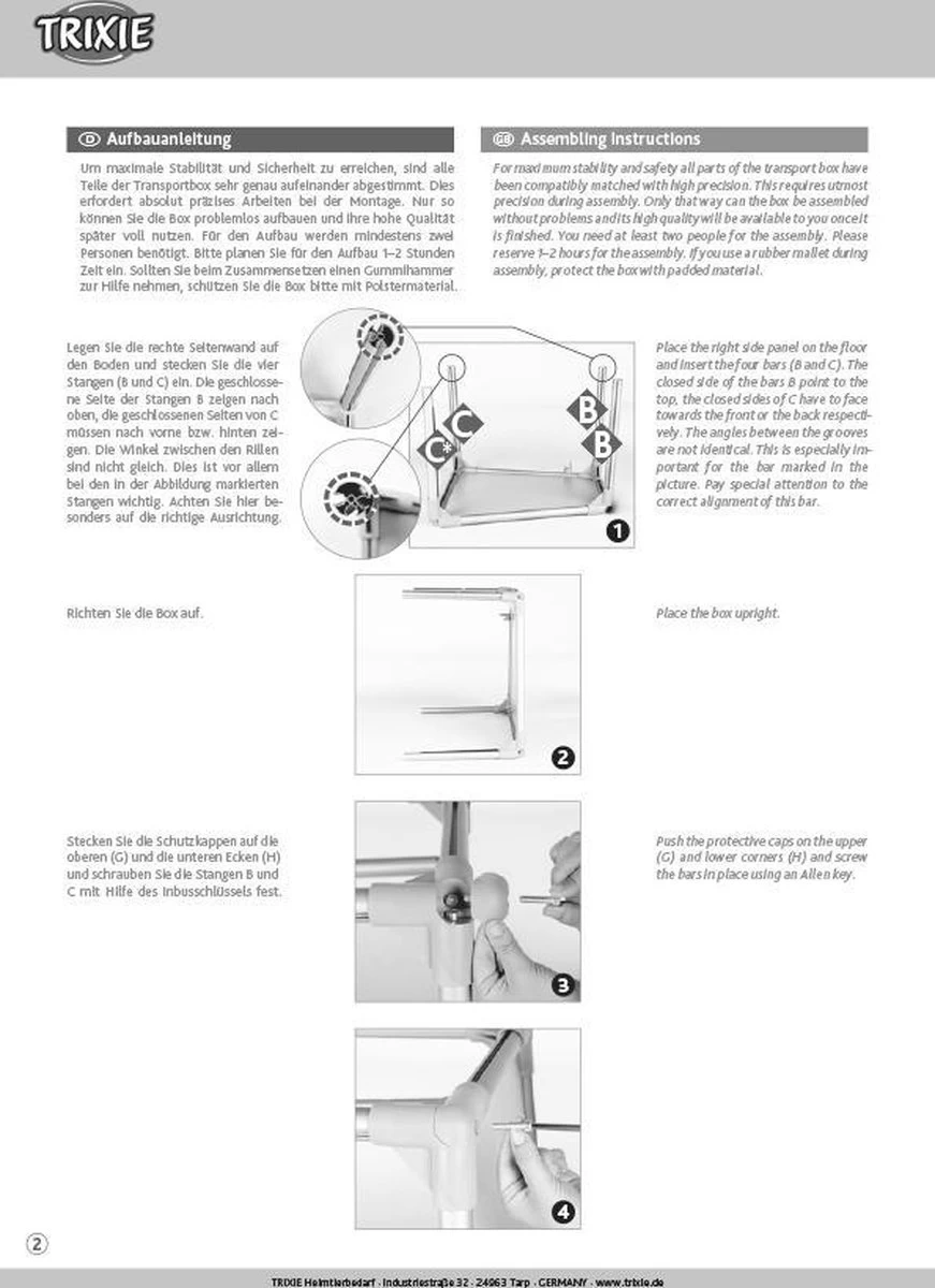 Trixie Vervoersbox Aluminium Grafiet - S 61X48X56 CM - Afbeelding 6