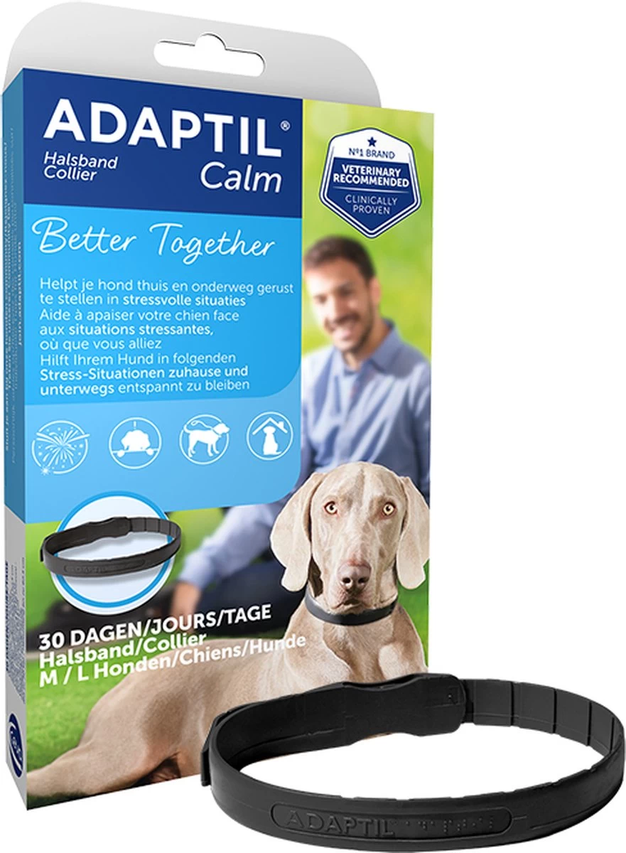Adaptil Calm Halsband - M/L - 70 Cm - Anti-stress Halsband Voor Honden