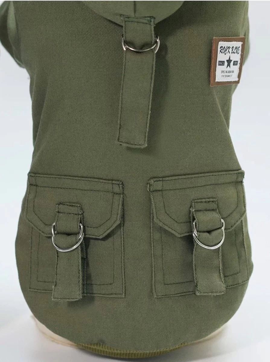 Db Hondenjas - Hondenkleding - Winterjas Hond - Gevoerd - Jassen - Winterkleding - Hondentrui - Hond - Groen - Afbeelding 3