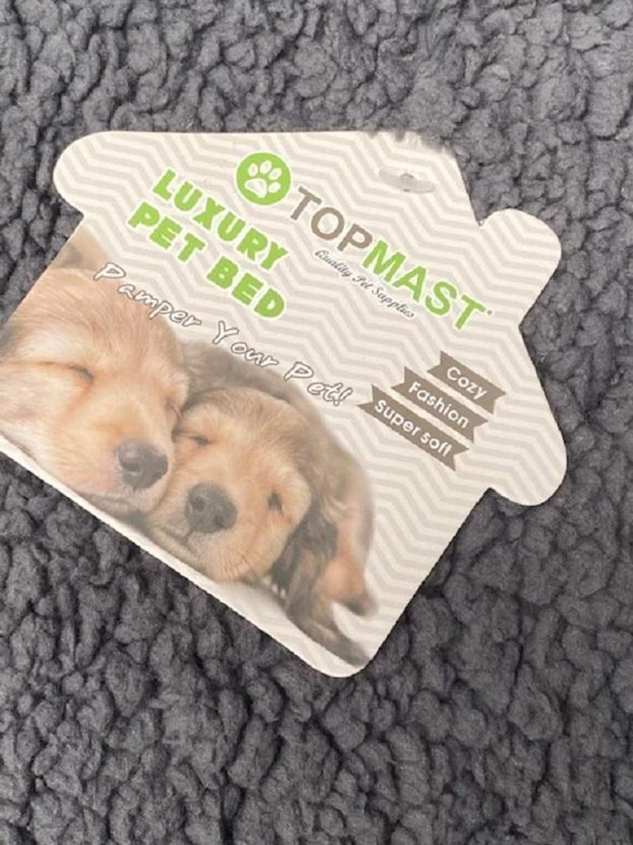 Topmast Benchkussen Hondenkussen Hondenmatras - Traagschuim Orthopedic Antraciet 89 X 56 Cm - Afbeelding 2