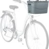 Trixie Stuur-Fietsmand Kunststof Grijs - 42X30X39 CM TOT 5 KG
