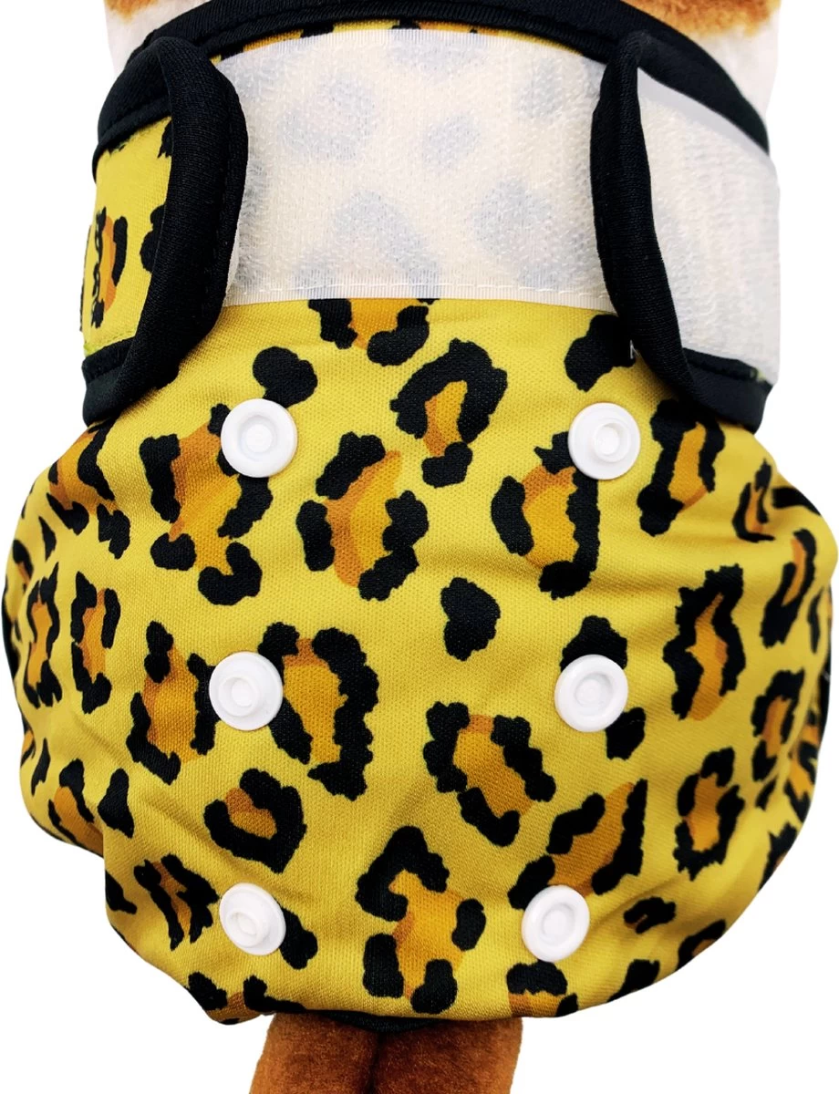 Sharon B Loopsheidbroekje Hond - Luipaard - Maat S - Wasbaar - Afbeelding 10