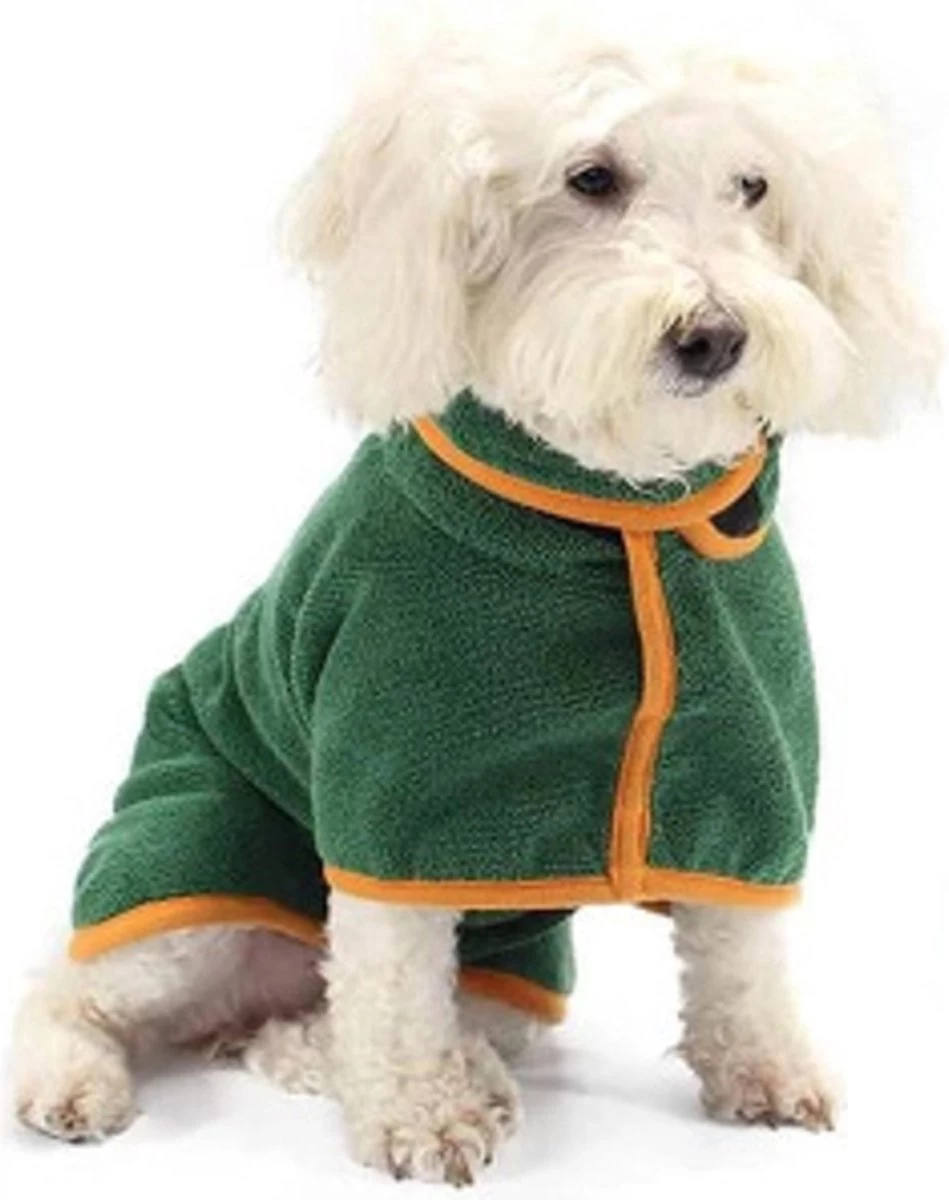 Merkloos Hondenbadjas Grijs – Maat L – Ideaal Voor Na Het Zwemmen - Afbeelding 7