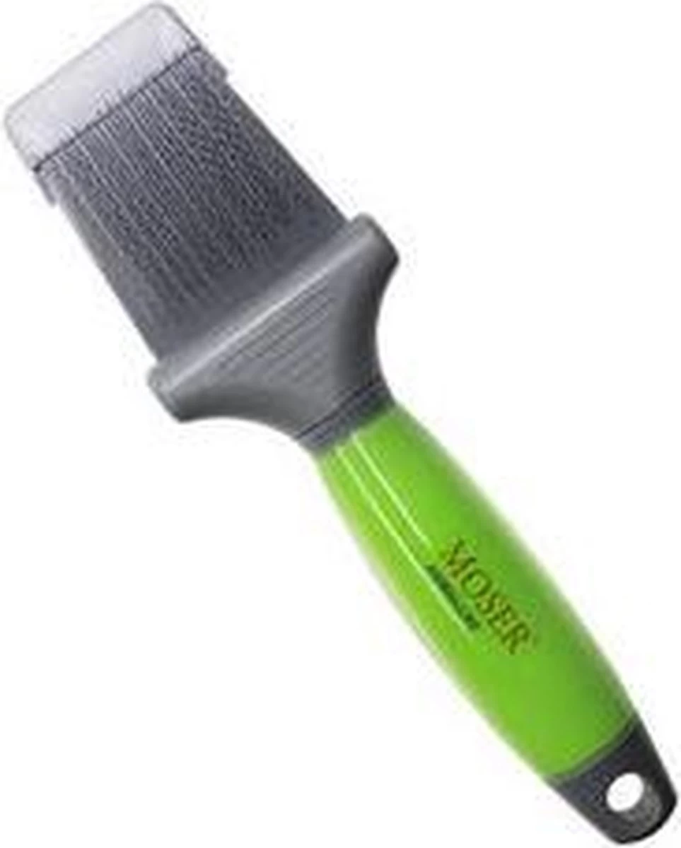 Moser Premium Slicker Borstel - Hondenvachtborstel - Groen Grijs - Afbeelding 7