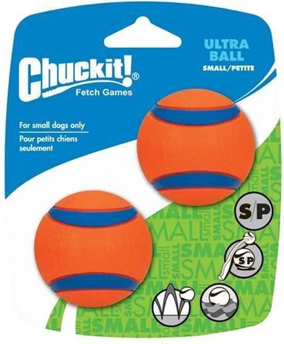 Chuckit! Ultra Ball XL – Honden Speelgoed – Ø 9 Cm – Oranje/Blauw – Apporteerspeelgoed – 1-Pack - Afbeelding 12